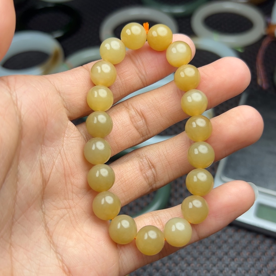 和田玉手链未镶嵌