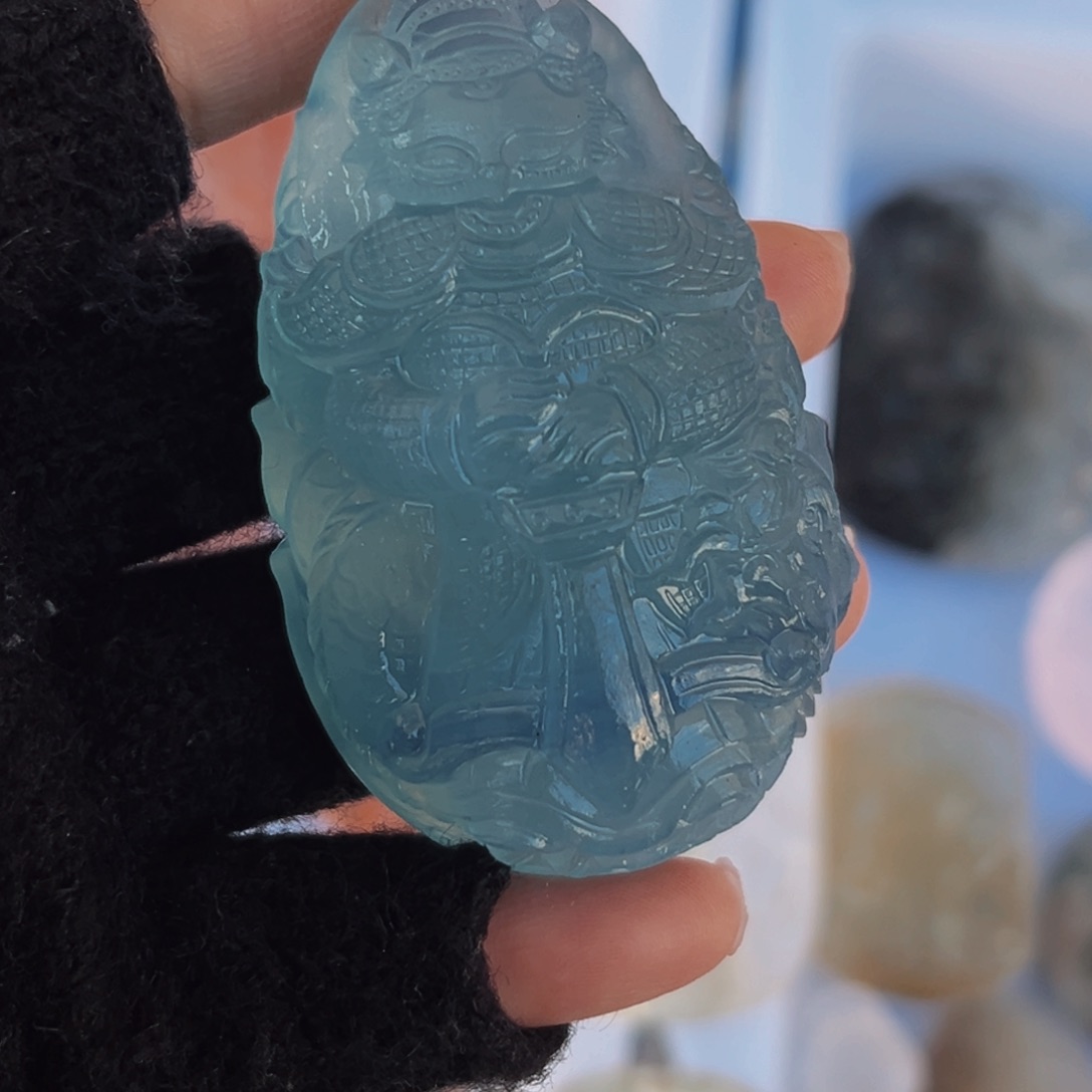 未镶嵌颈饰海蓝宝石吊坠