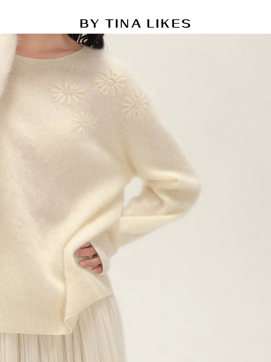 优思尚《混色系》秋冬新款高货小单品上衣百搭时尚羊毛衫