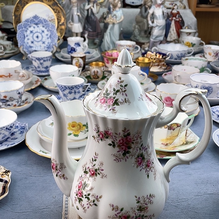 中古欧瓷瓷器小房子