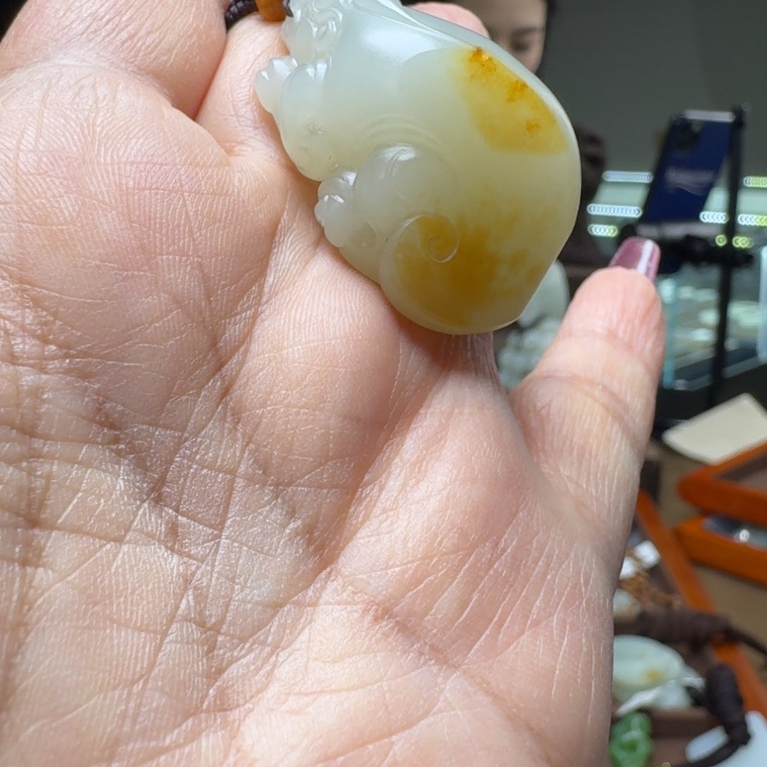 和田玉手链未镶嵌T***-