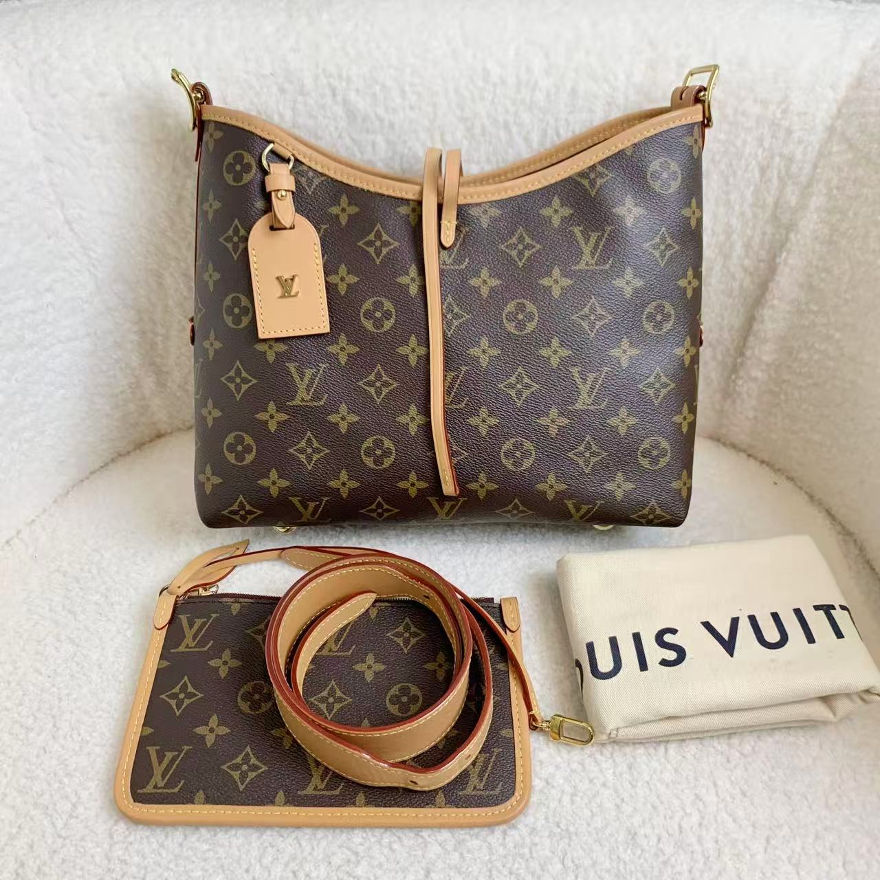 99新 LouisVuitton/路易威登 壹臻/carryall小号包 芯片 72595406