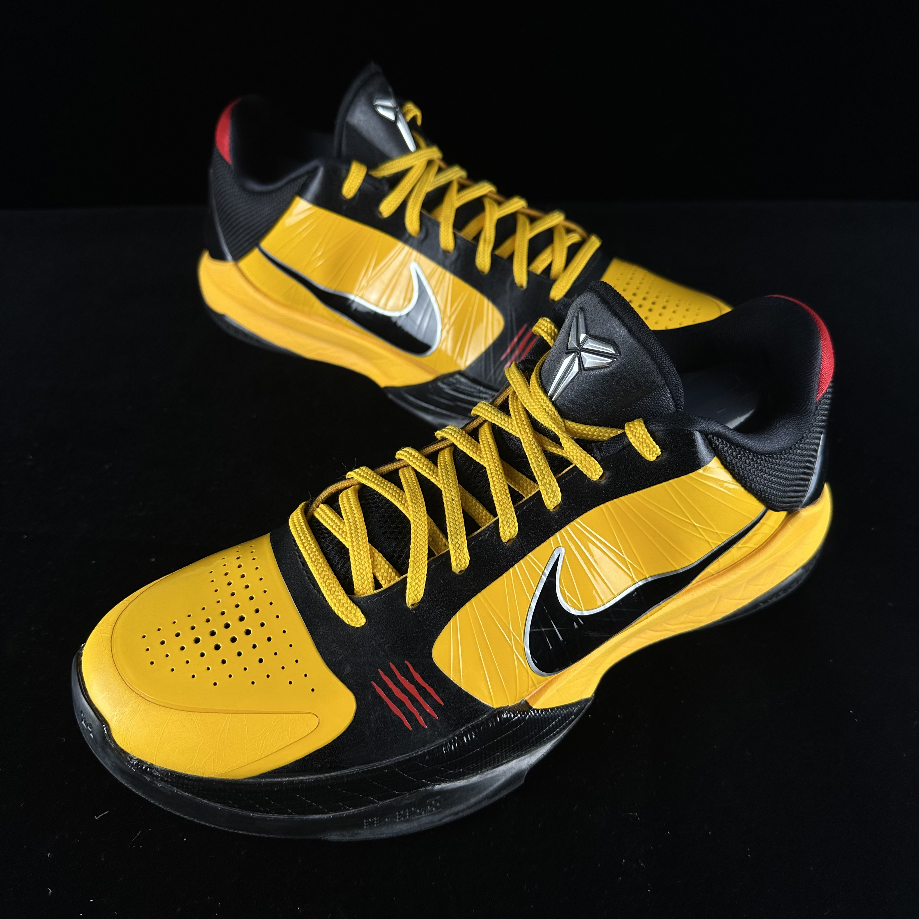 9新 耐克 Nike 43码 科比5 黄龙无盒 zk5 kobe5 实战篮球鞋