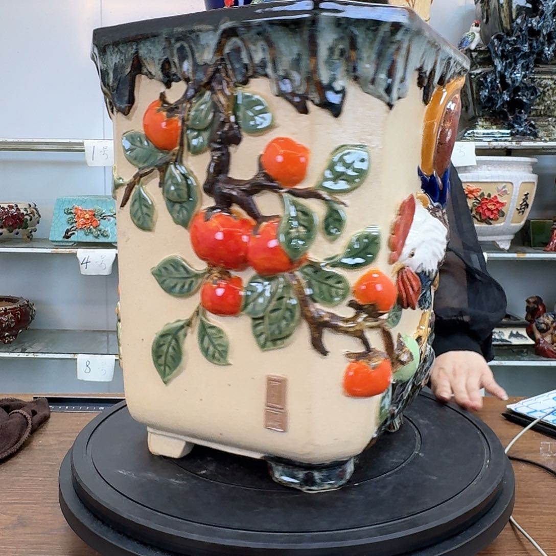 冬*石湾盆400陶瓷