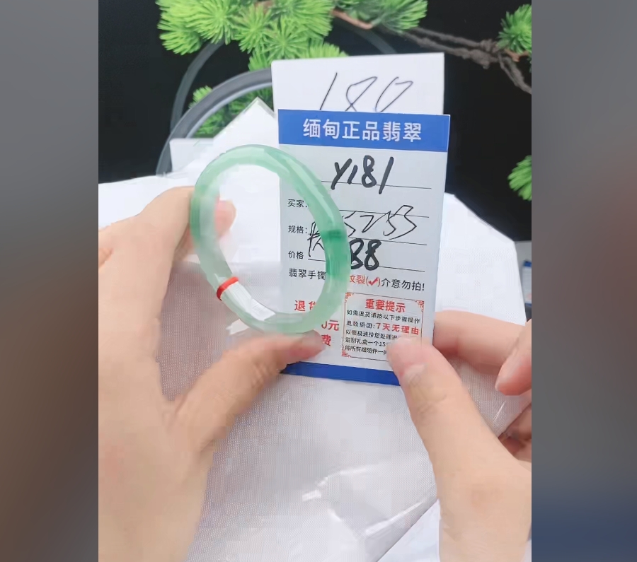Y181【正品 缅甸翡翠】实物以直播间为准微色差
