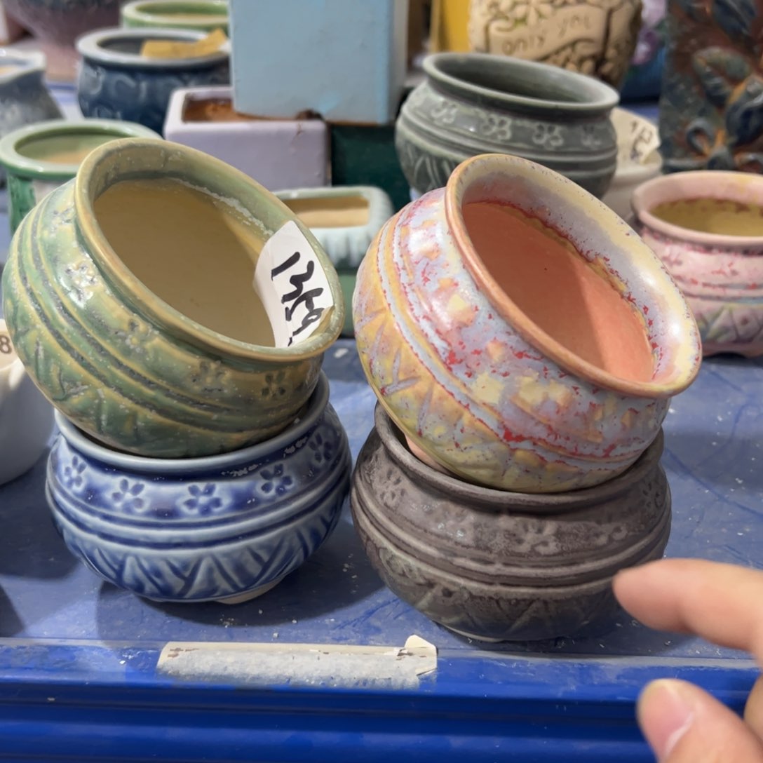 陶瓷多肉小花盆@@1359