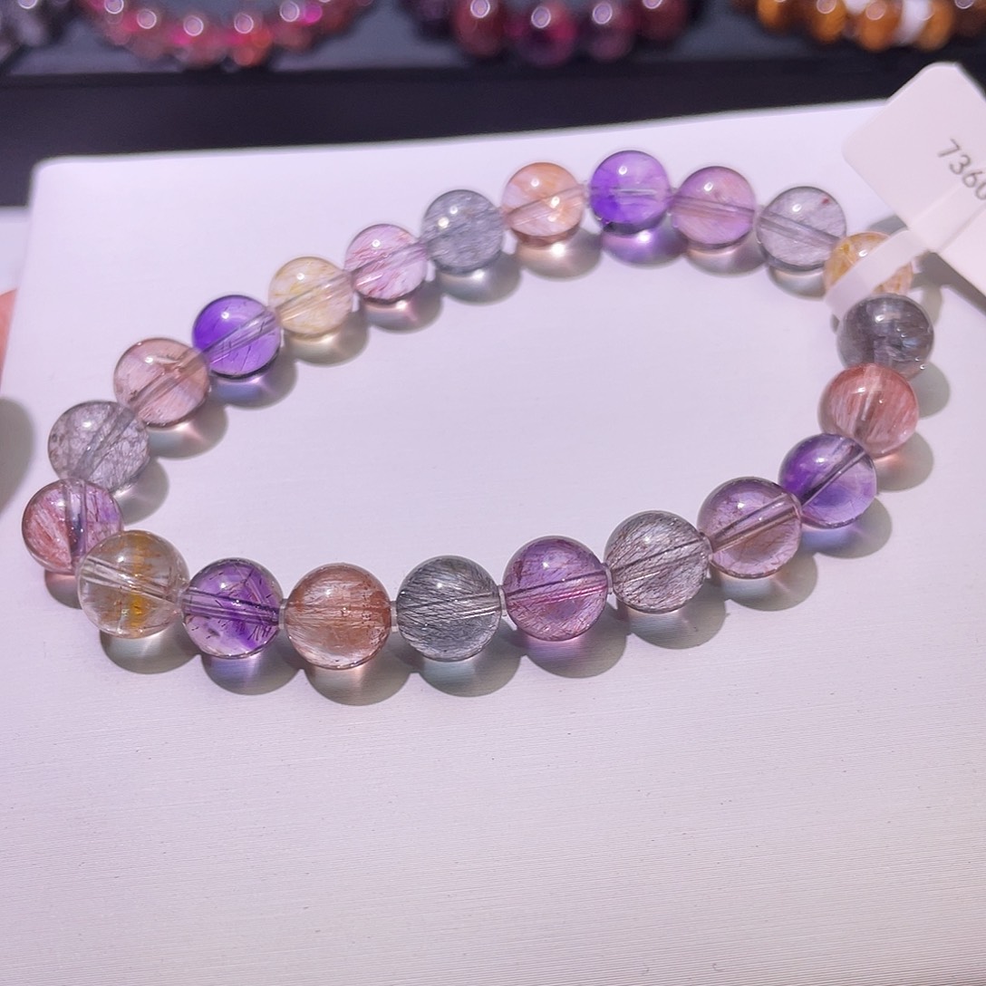 水晶手链未镶嵌超七