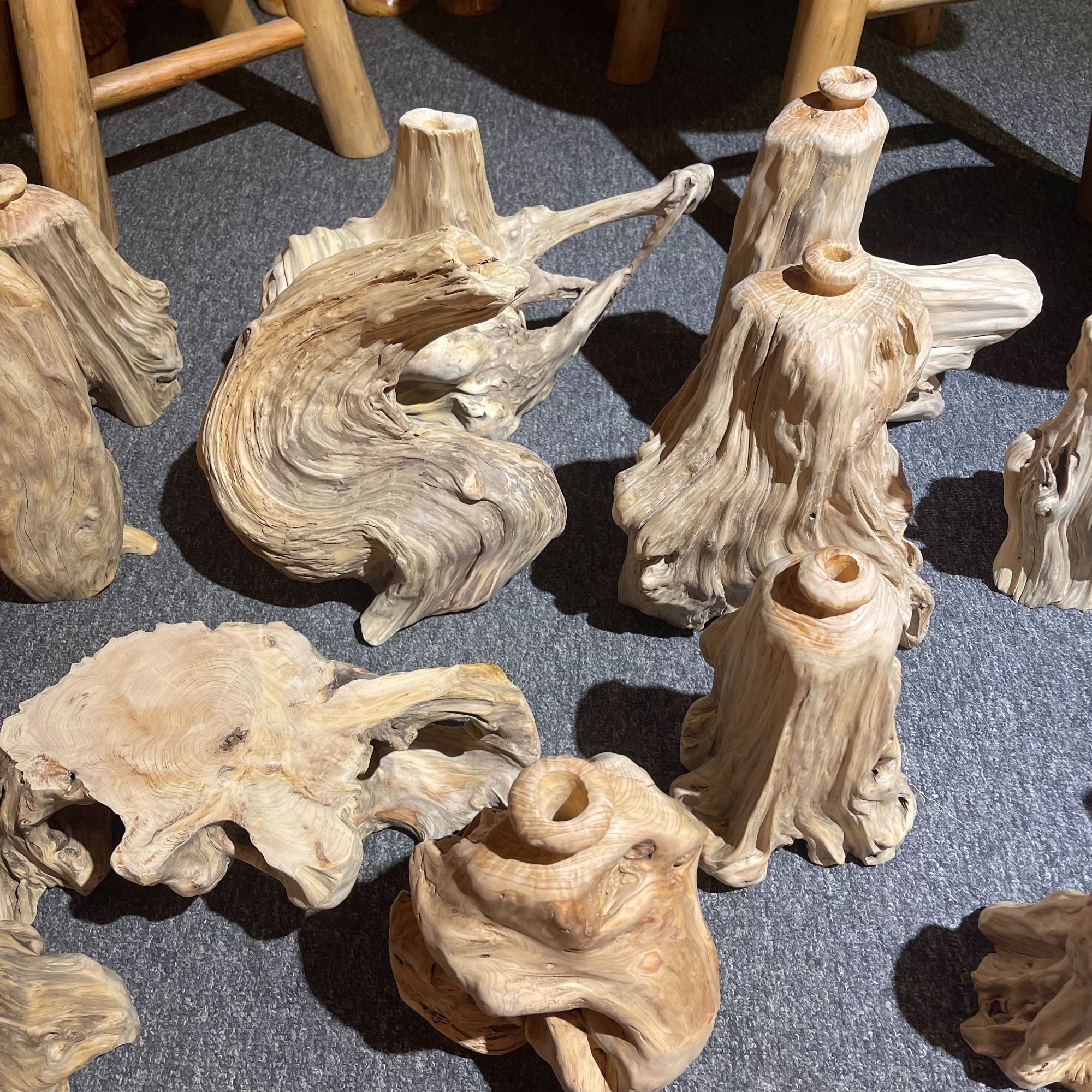 自然质感花器装饰品随型摆件一物一拍(实物以直播间为准)