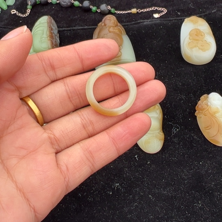 和田玉吊坠(不含链)未镶嵌