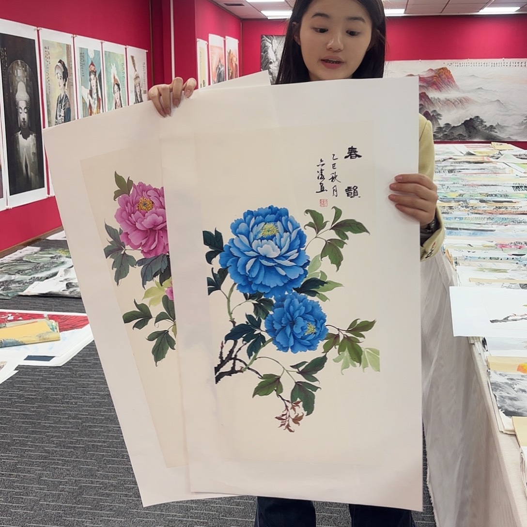 国画国画作品纯手绘