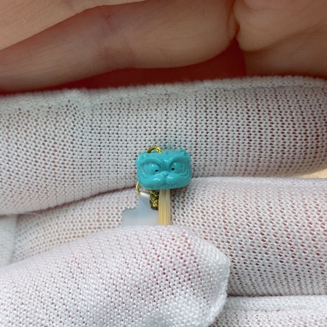 未镶嵌绿松石珠宝奇石亿*