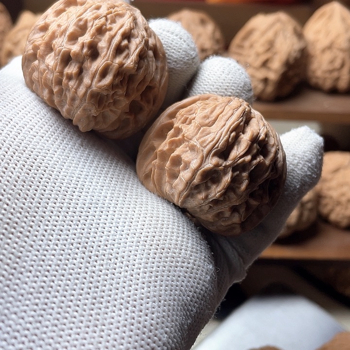 吊坠文玩核桃磨盘狮子头39