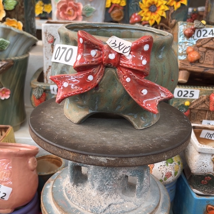 紫砂花盆粗陶材质多肉花盆