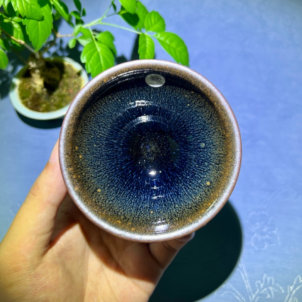 复古高端星空油滴陶瓷建盏功夫茶主人杯