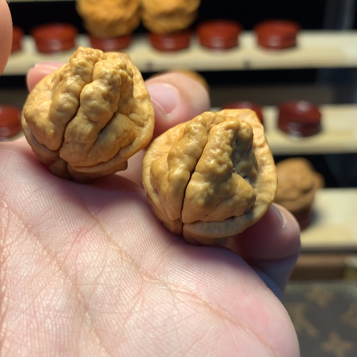 A***。把件文玩核桃27羊头