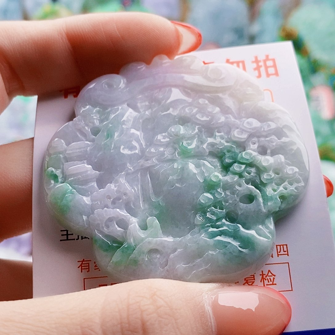 吊坠(不含链)未镶嵌翡翠