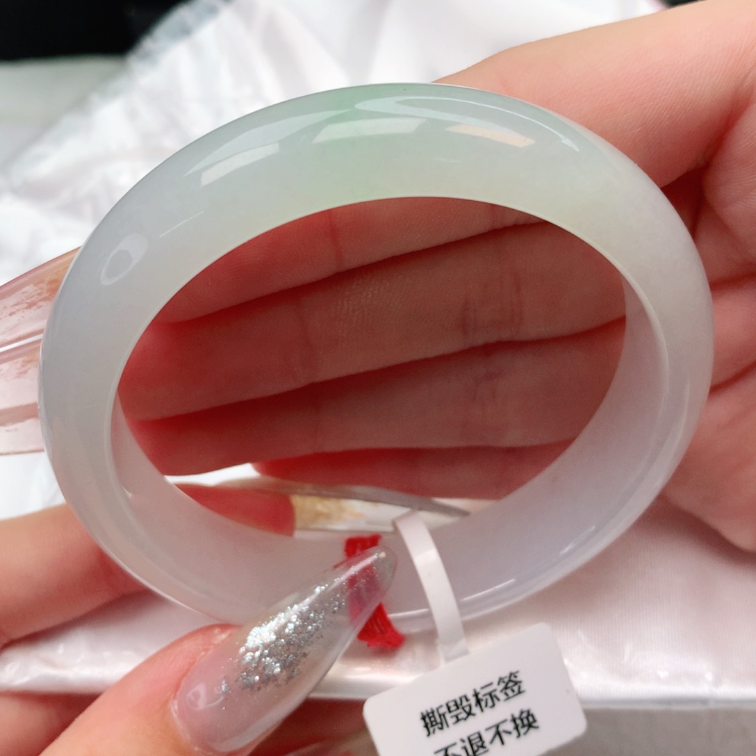 未镶嵌手镯翡翠正圈58