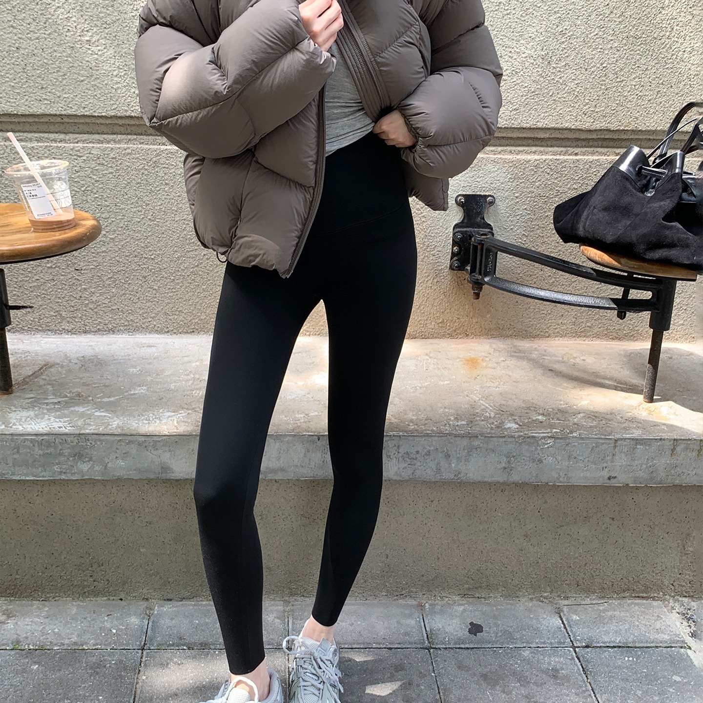 邹雪糕EROii【口碑升级款】四面弹裸感提臀瑜伽裤筷子腿打底裤