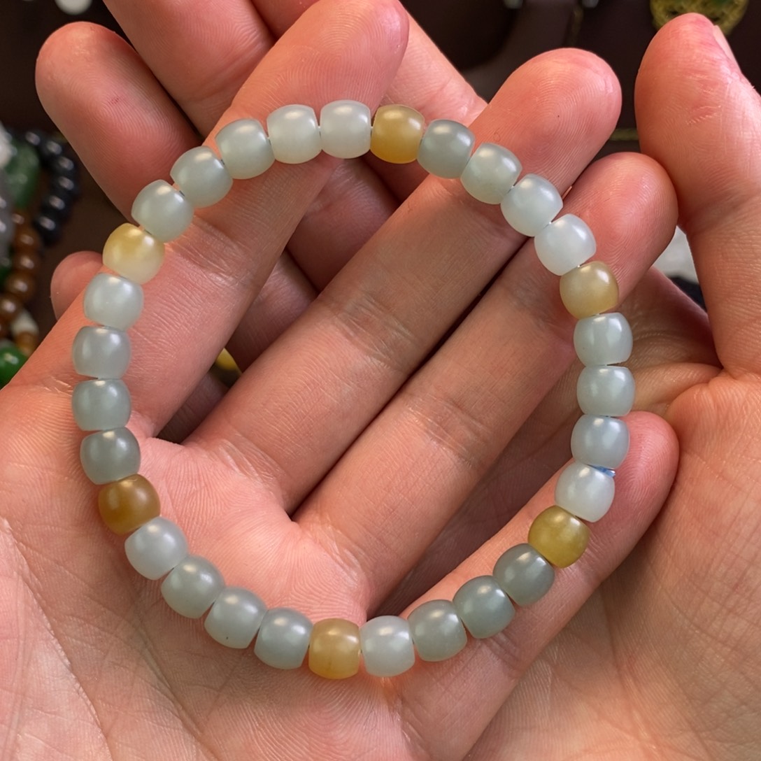 和田玉手链未镶嵌