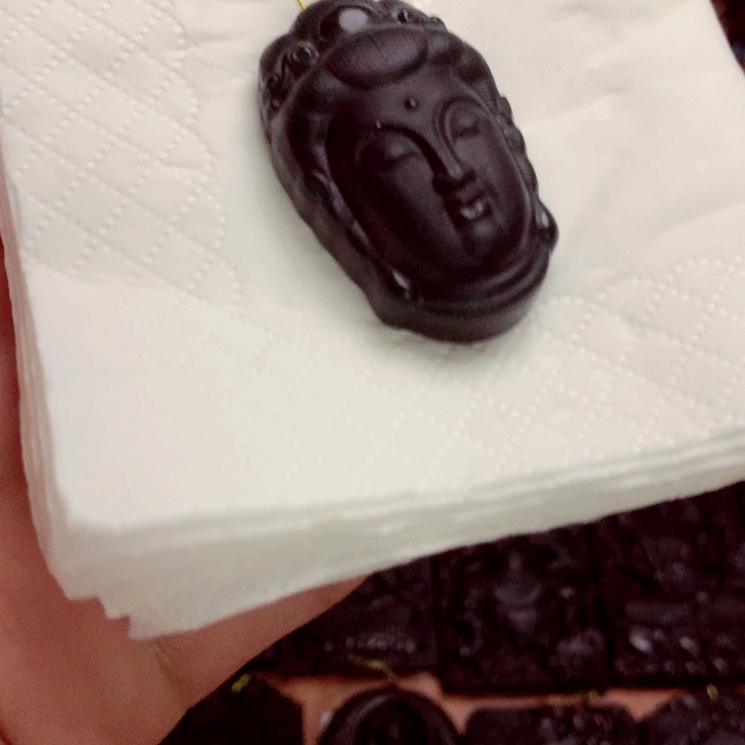 天然缅甸a货挂件10级黑