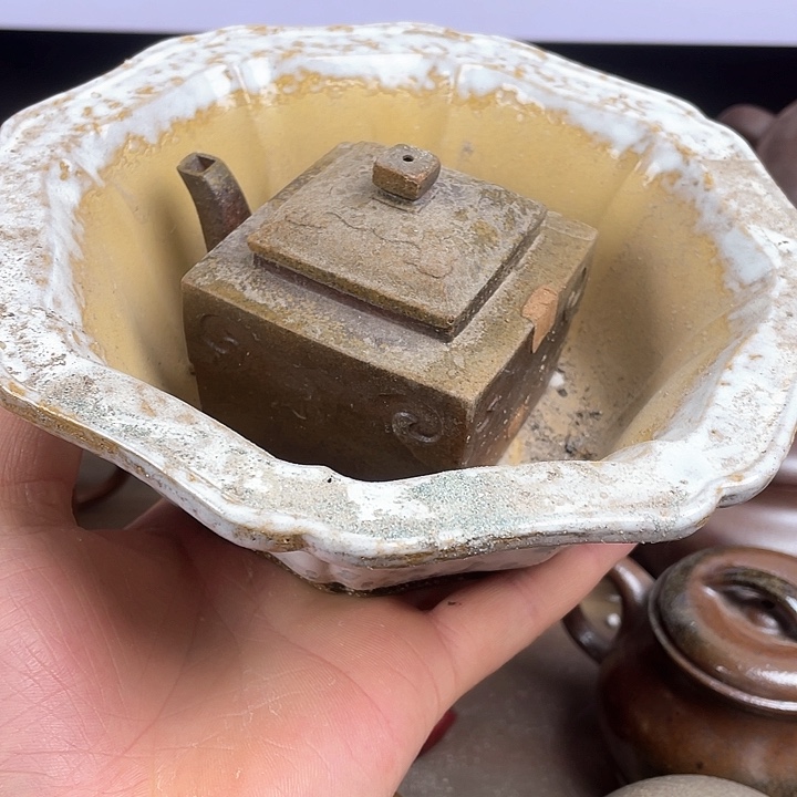 紫砂茶壶处理一把