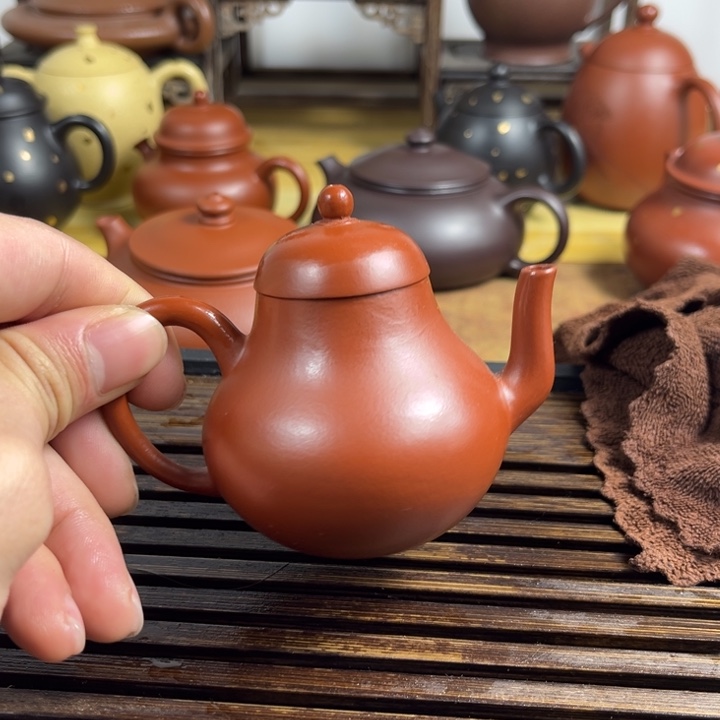 紫砂茶壶原矿紫砂半手工制作