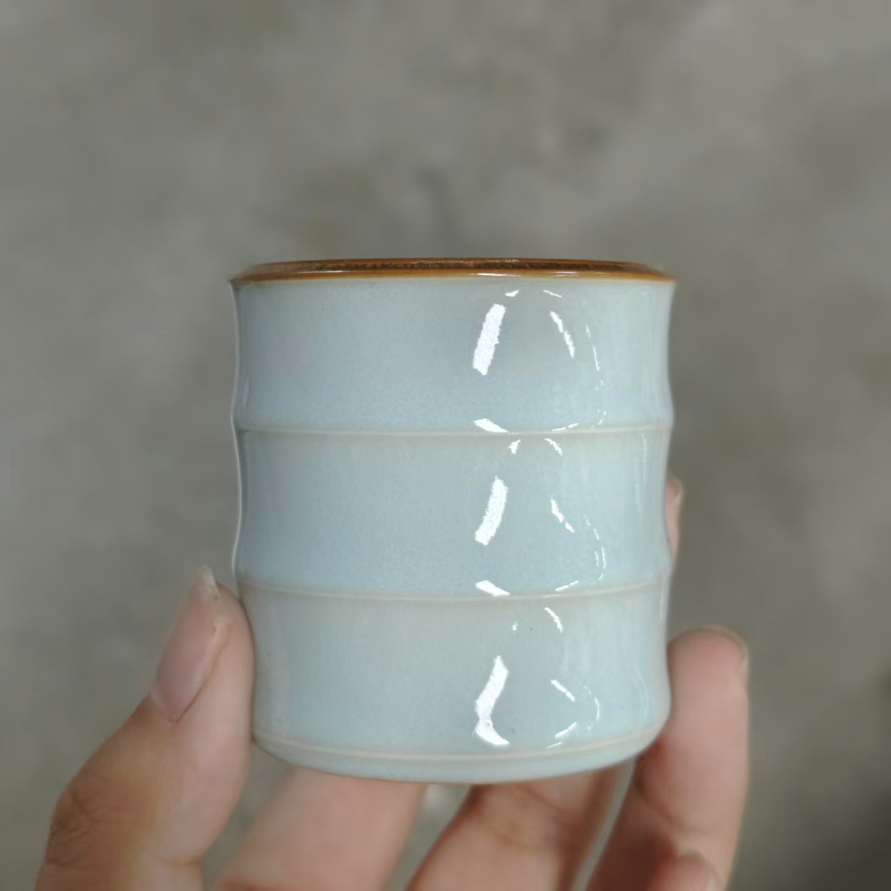 ZWT-天青竹节杯SS4251