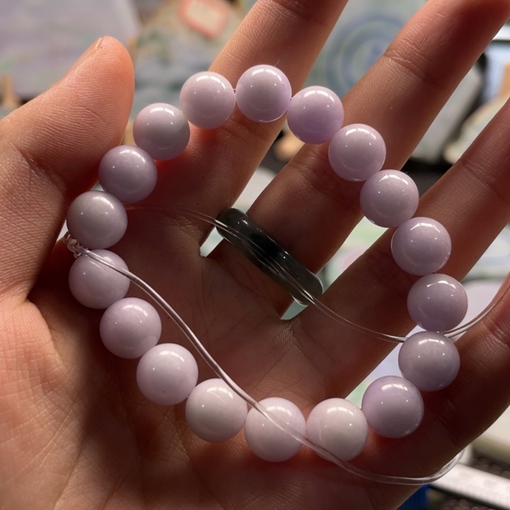 翡翠未镶嵌手链天然缅甸翡翠手链A货