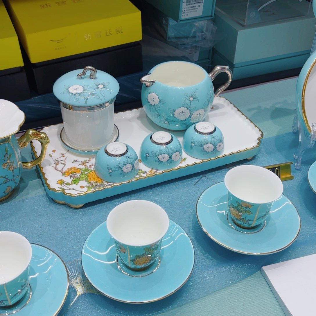 陶瓷土*恋西湖蓝干泡台