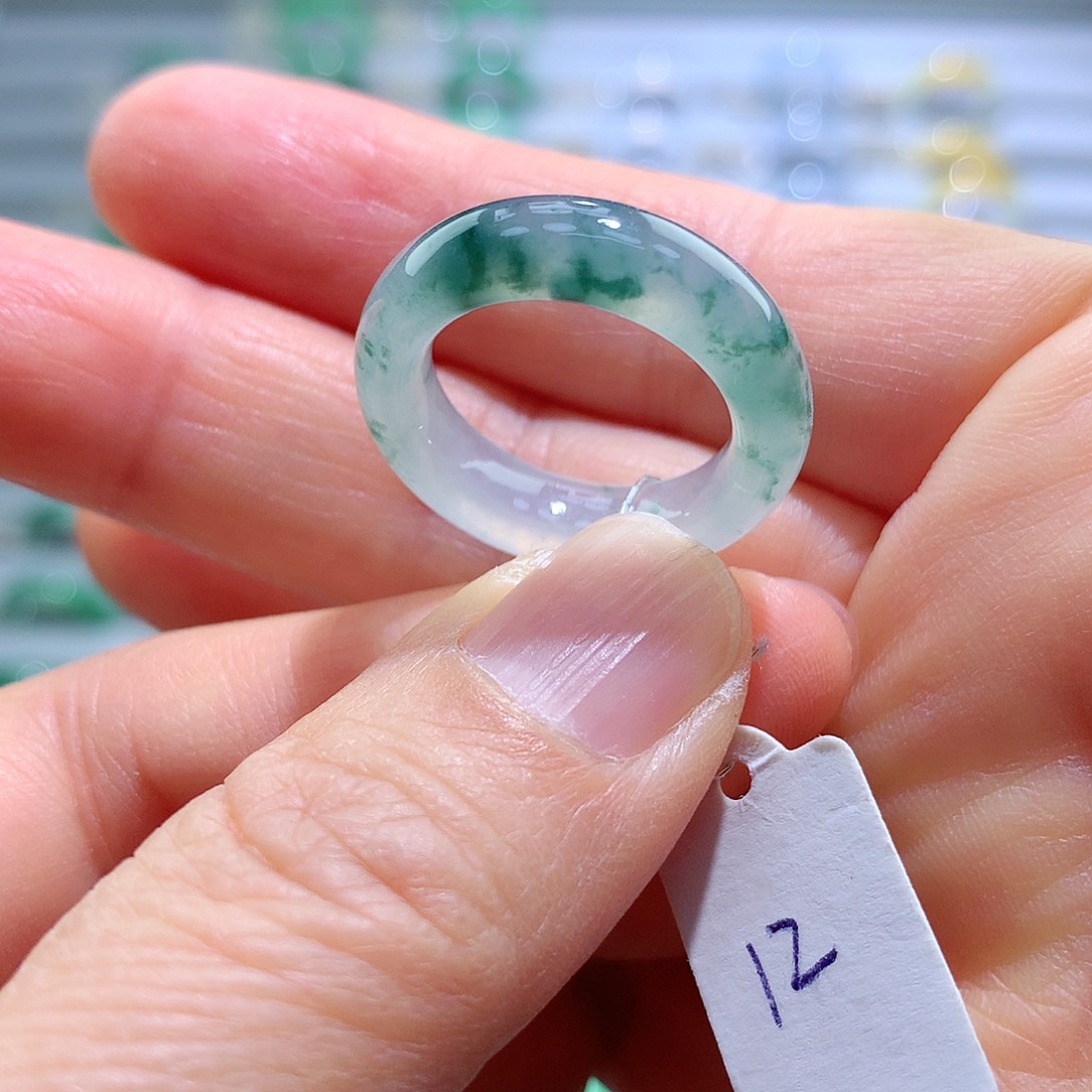 翡翠戒指未镶嵌12号