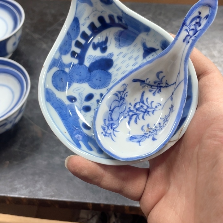 瓷片瓷工艺品摆件