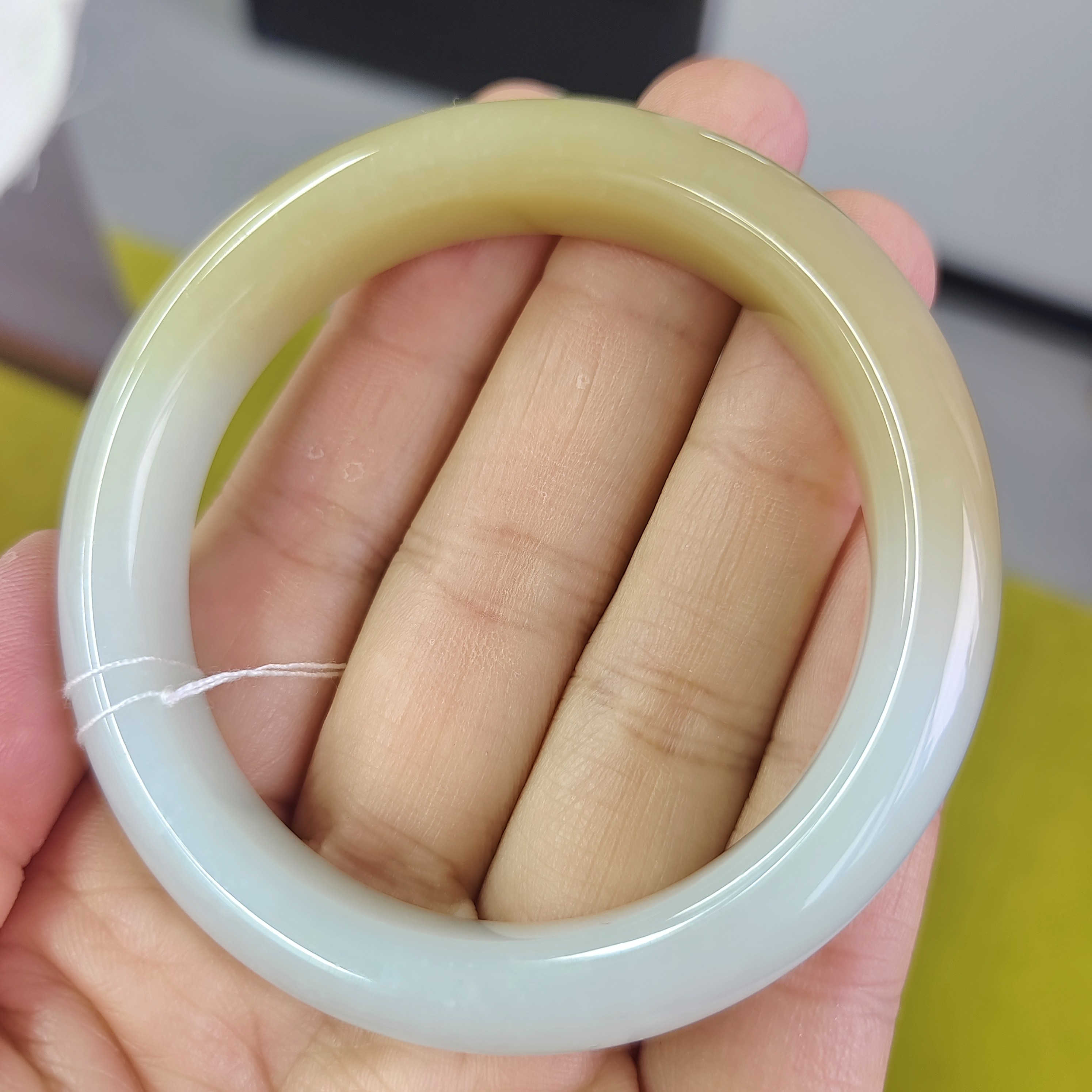 新疆且末糖白细腻油润一级白黄金糖精致手镯