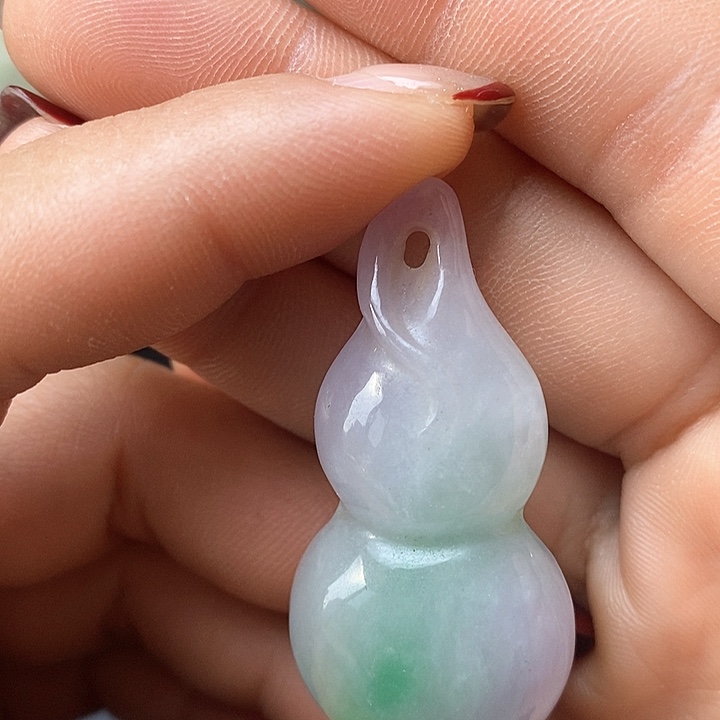 白玉菩提吊坠摆件
