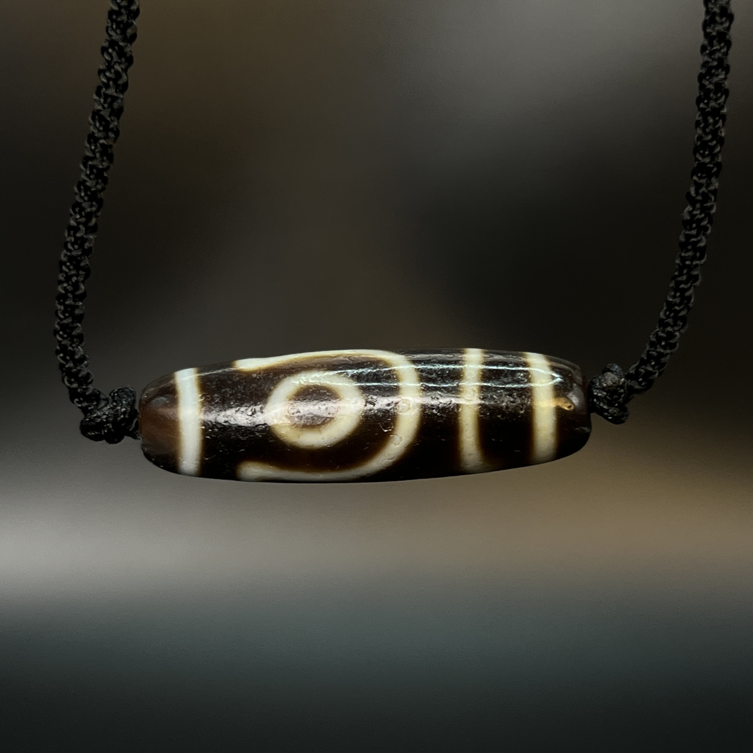 "民国 两眼玛瑙珠/ DZ489759/ 古玩/收藏/德州文物"