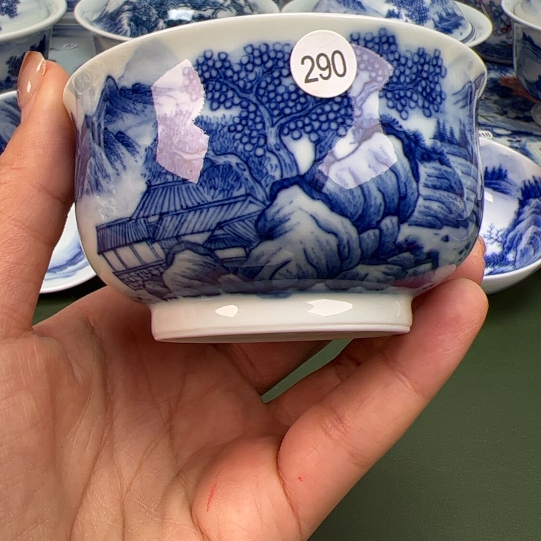 杯沙沙手工手绘茶具290