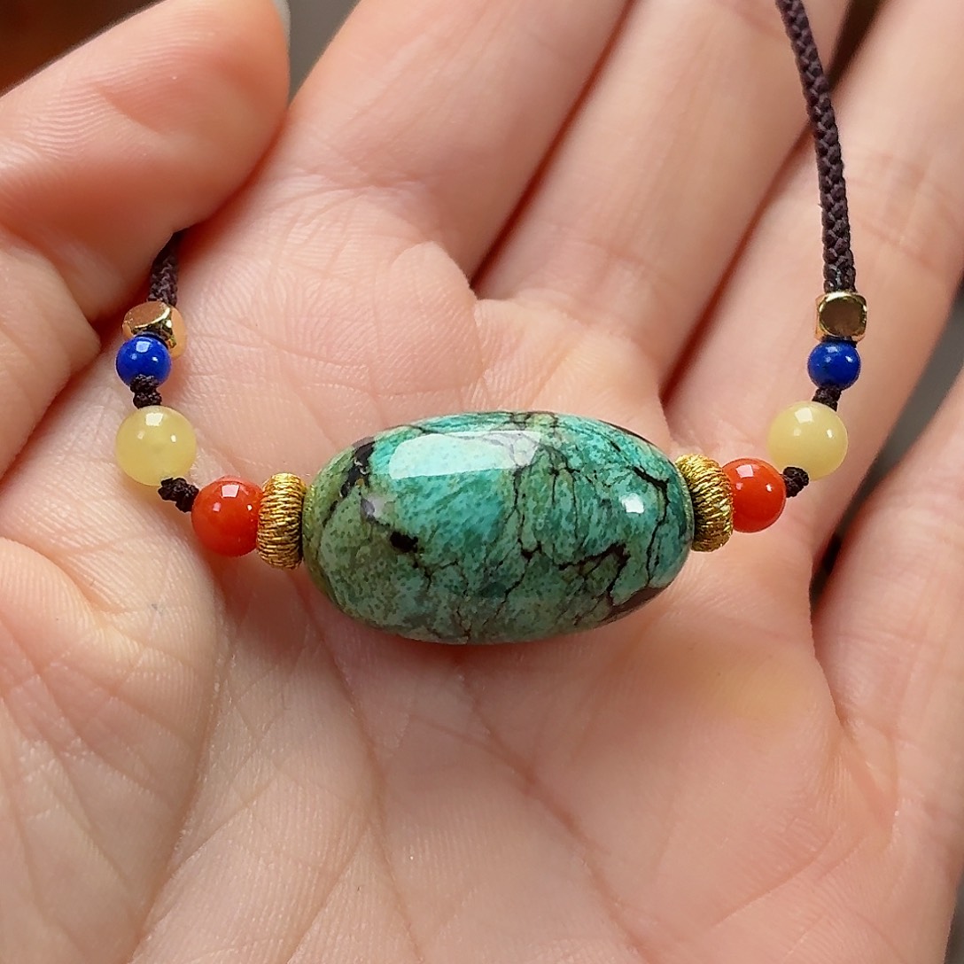 未镶嵌绿松石珠宝奇石-****屿