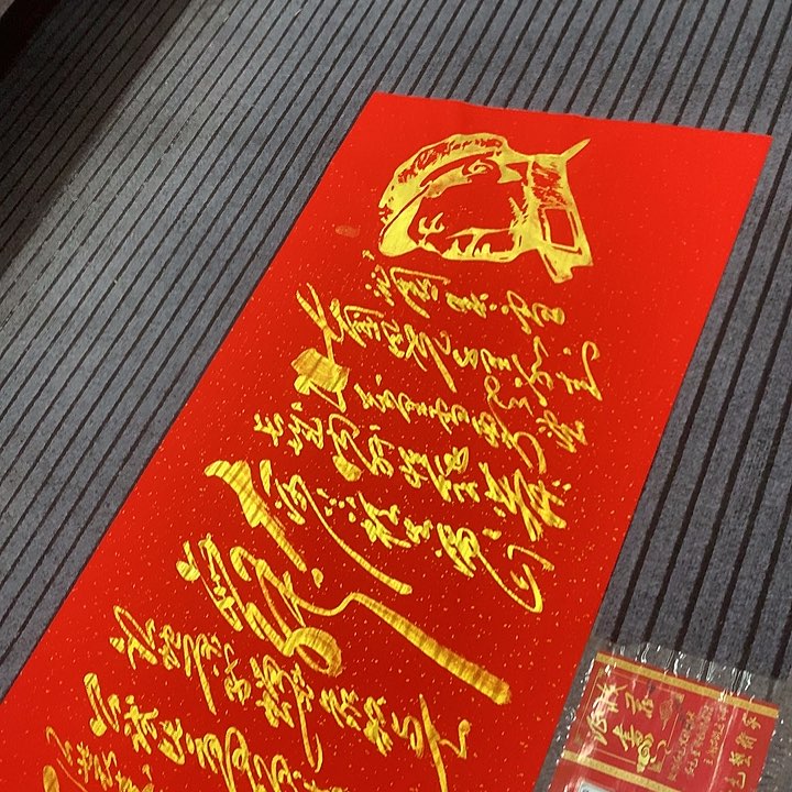 书法冯伟老师红头像雪