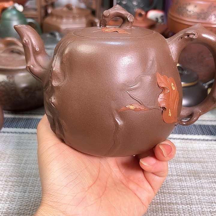 茶杯紫砂宜兴原矿紫砂壶杯5