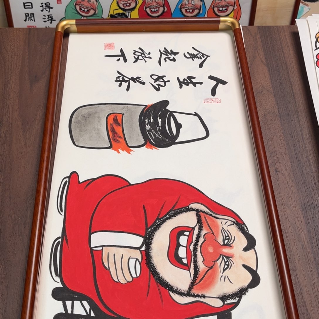 国画纯手绘作品禅意画