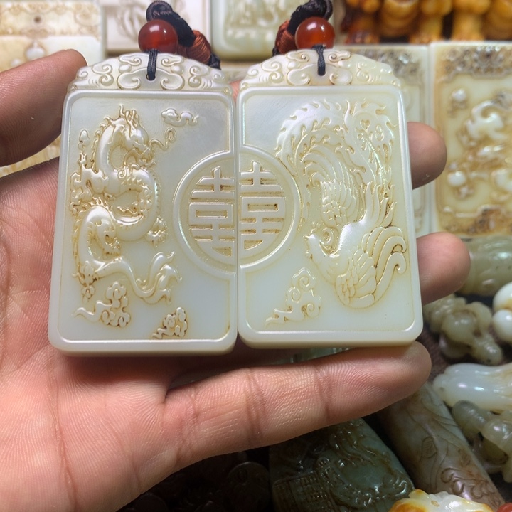 和田玉挂件未镶嵌用****7