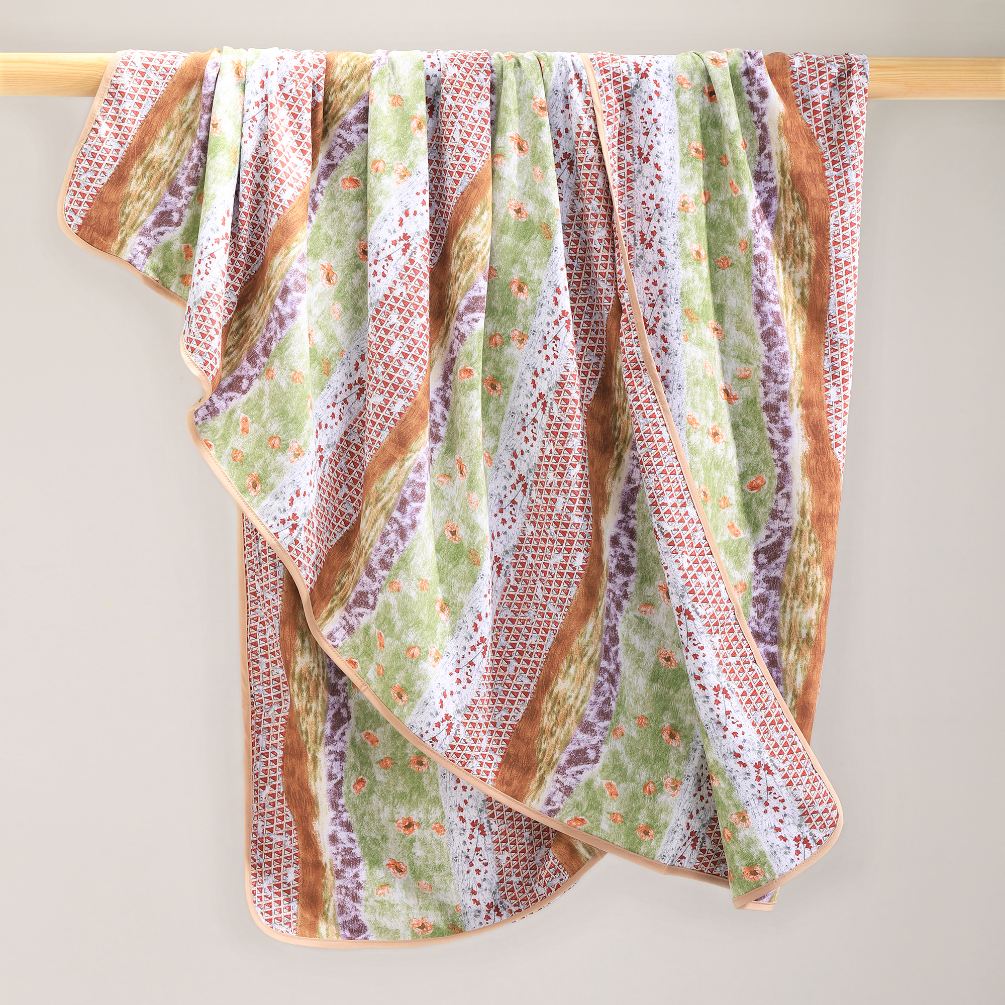 591393人造棉盖毯冷感薄盖被夏凉被空调被午睡毛巾被飞机航空沙发