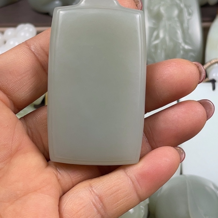 和田玉（糖玉）挂件未镶嵌一**伴