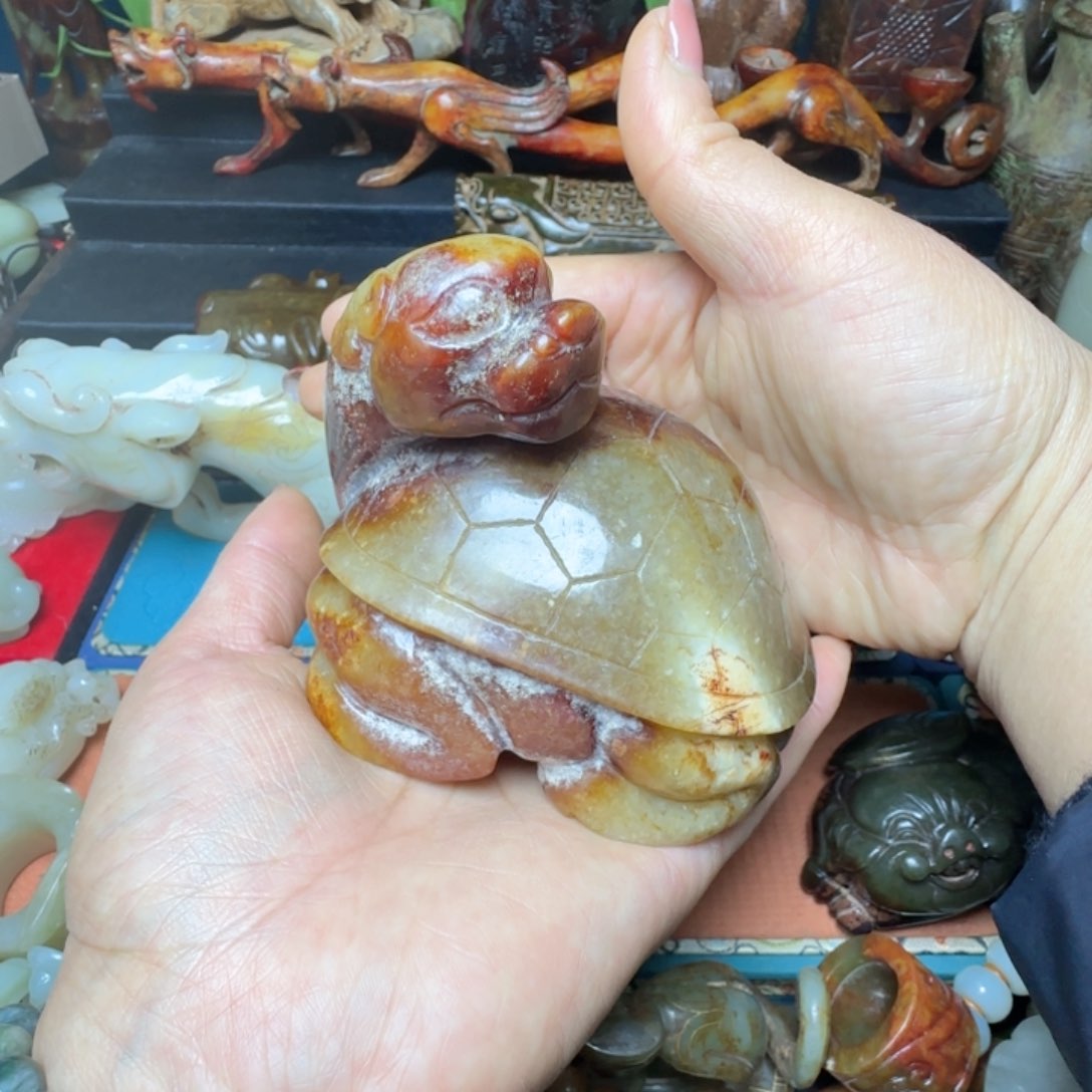 和田玉摆件未镶嵌高***?