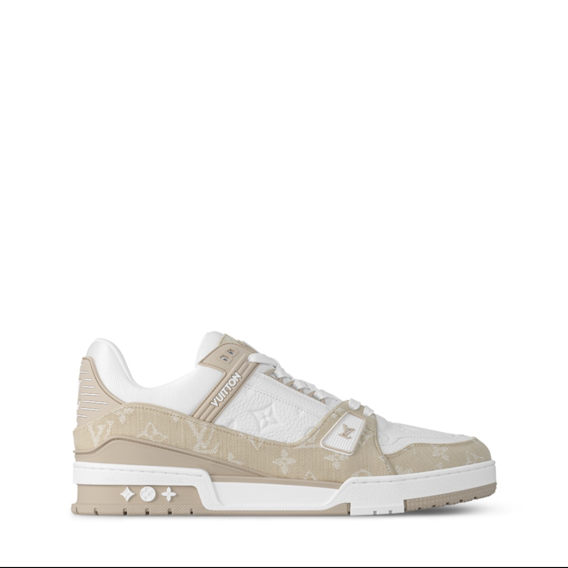 未使用 LouisVuitton/路易威登 trainet 25新款 奶茶牛仔 