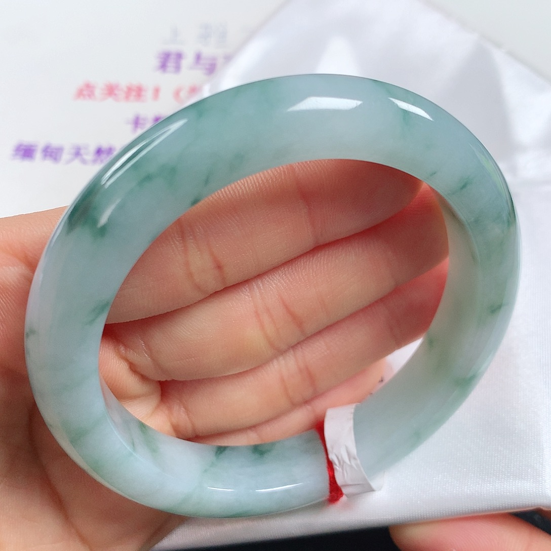 翡翠手镯未镶嵌 正圈①③⑥