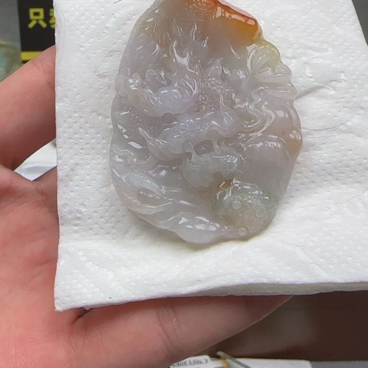 翡翠颈饰未镶嵌龙