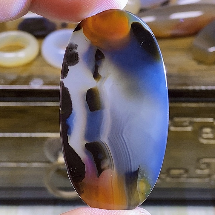 未镶嵌颈饰玛瑙/玉髓