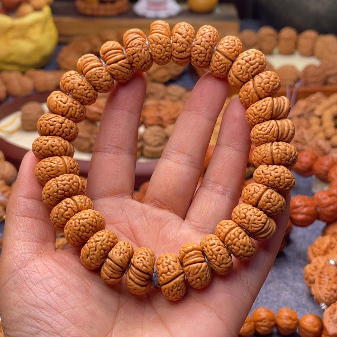 吊坠文玩核桃磨盘桃核