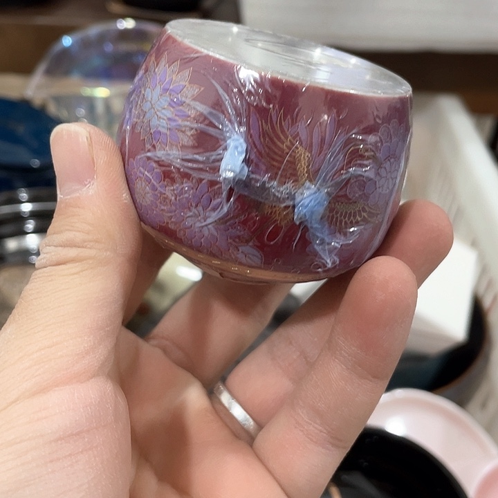 陶瓷茶具全部清清完回家过年