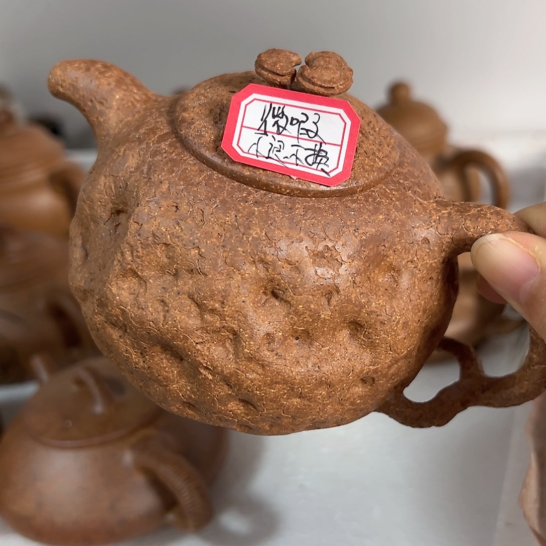 紫砂茶壶黄龙山原矿龙骨金砂